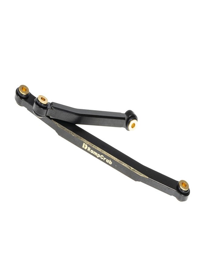 RampCrab RC Steering Links for CR18P, Brass High-Tightening Rod Tie Link for 1/18 CR18P EVO & EVO PRO Upgrade Parts, Brass, Black - Image 1